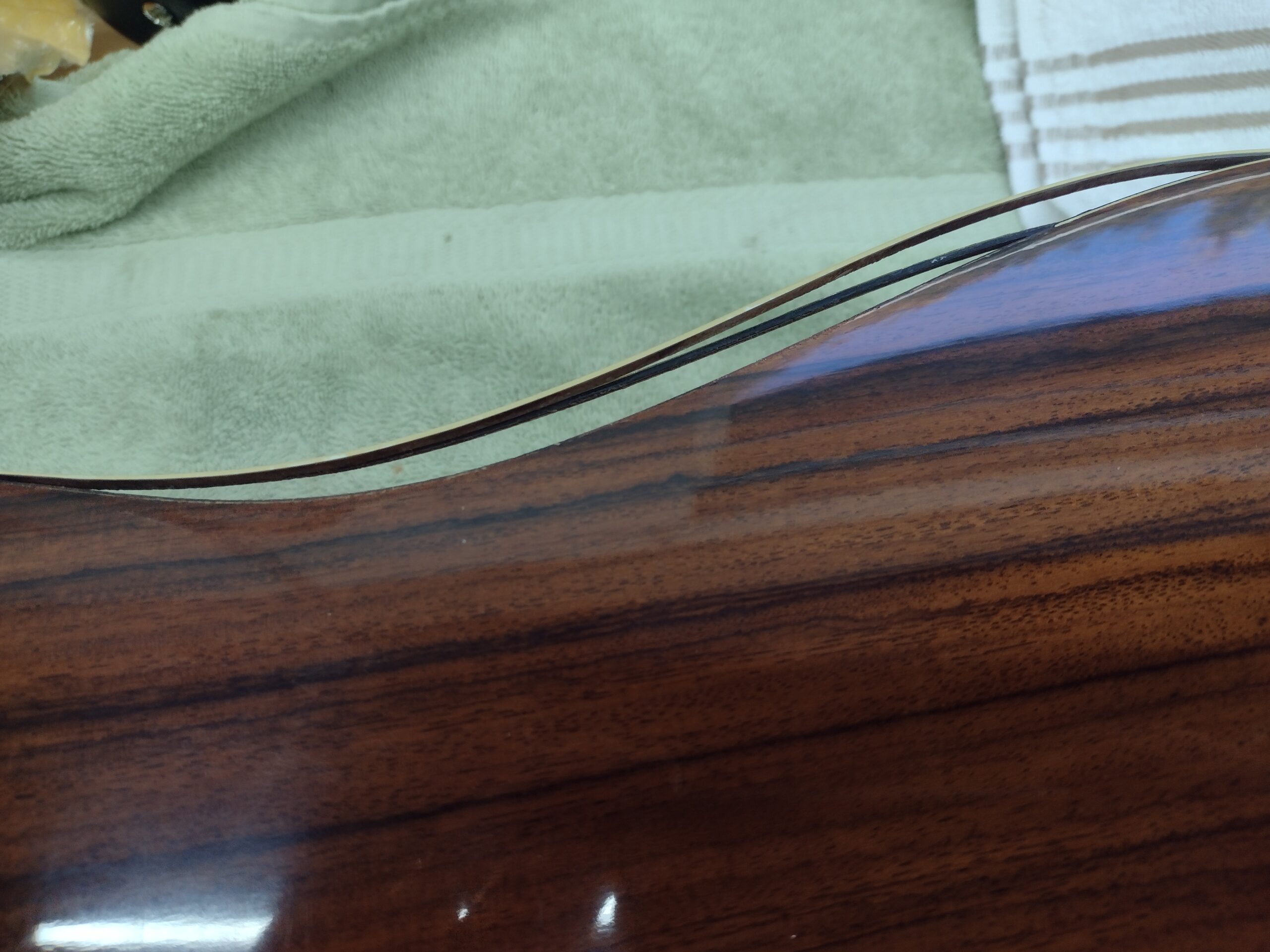 Guitar Binding Repair